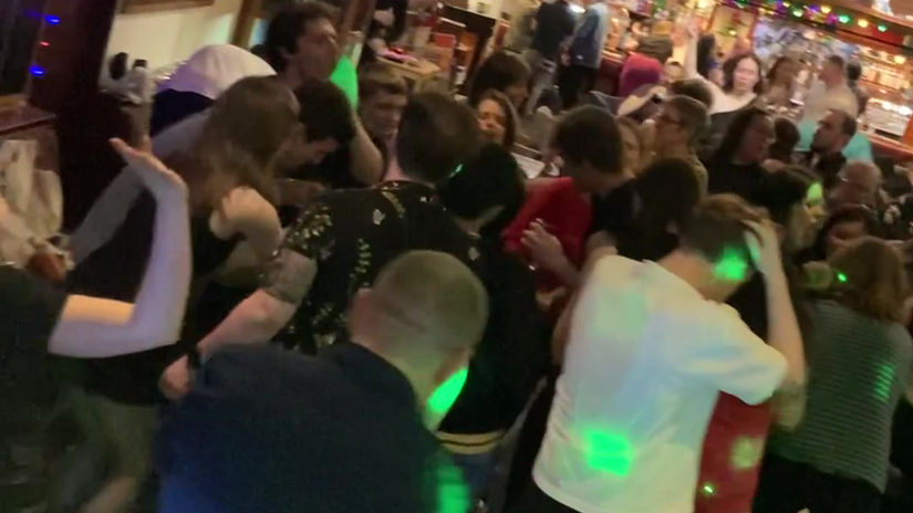 AUCHRANNIE STAFF KNOW HOW TO PARTY